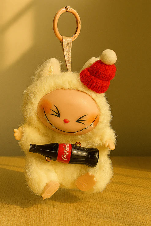 Labubu - Soft Plush Keychain
