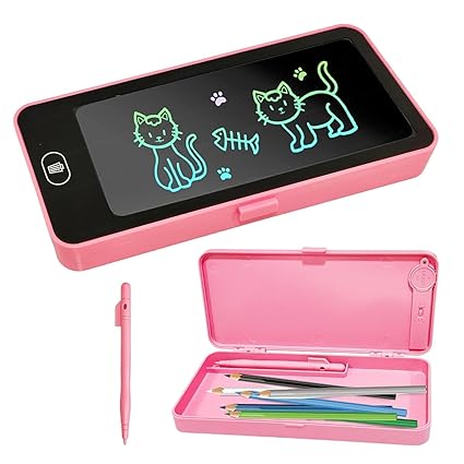 2-in-1 LCD Writing Tablet Pencil Case