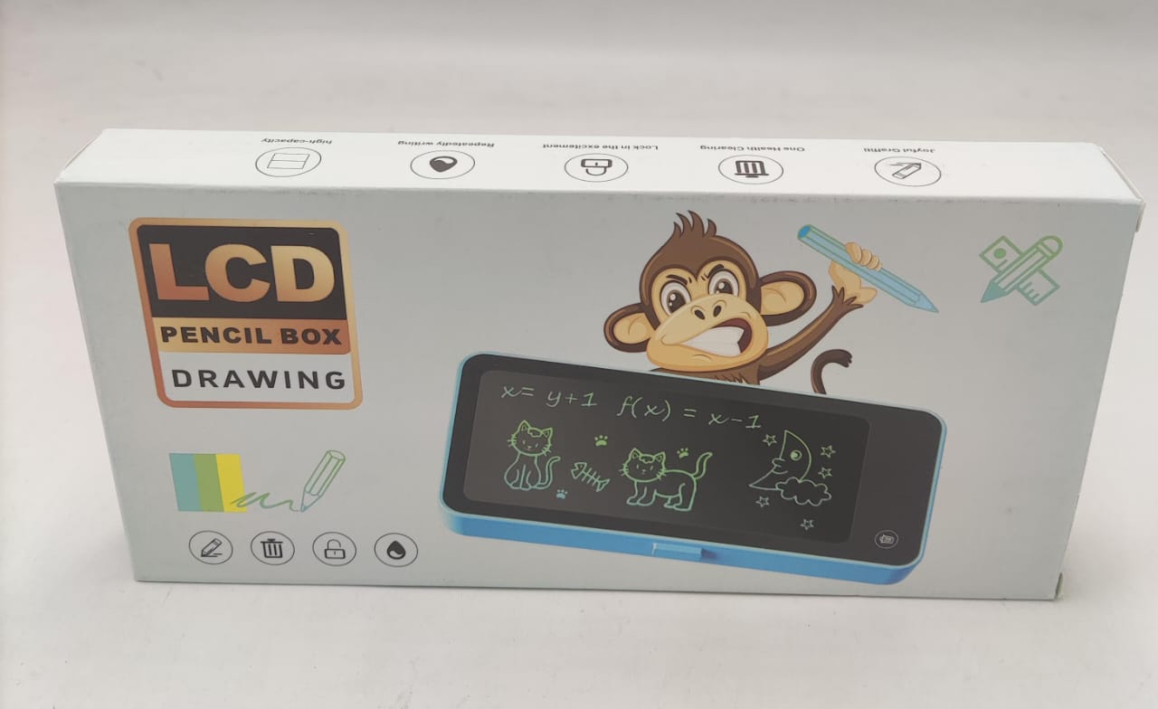 2-in-1 LCD Writing Tablet Pencil Case