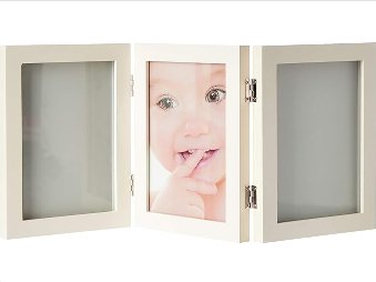 Baby Sweet Memories Photo Double Frame with Clay