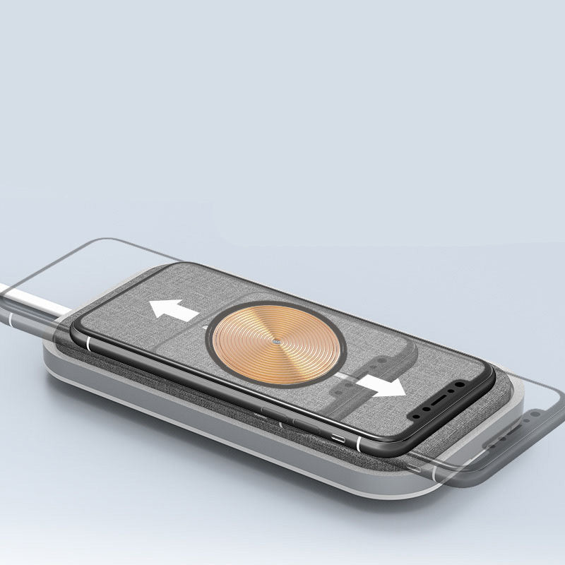 Compatible with Apple, Le Chargeur Sans Fil Convient A La Charge Rapide Automatique Automatique Du Telephone Portable Universel Apple IPhone  Huawei  Xiaomi  Samsung