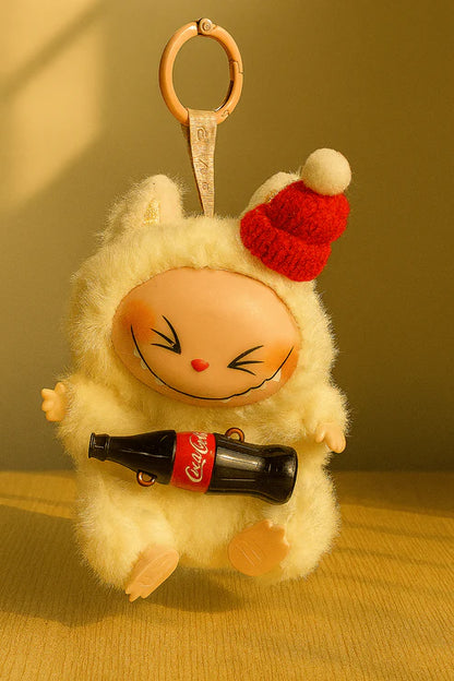 Labubu - Soft Plush Keychain